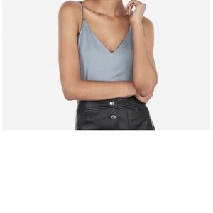Express downtown satin tank top